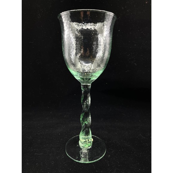 NEW (2) Vidrios San Miguel Recycled Glass 18 oz 11" Water Goblet Wine Glass - Picture 5 of 15